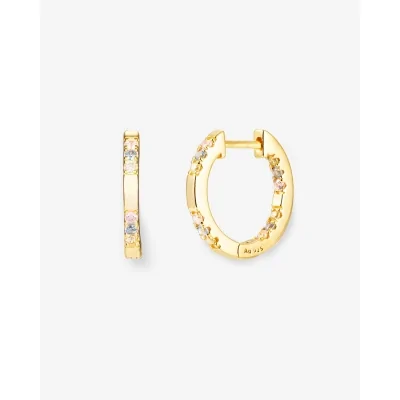 Pendientes Aro Circonita...