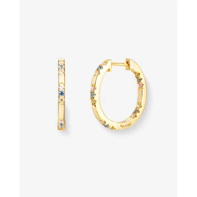 Pendientes Aro Circonita...