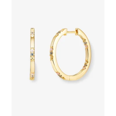 Pendientes Aro Circonita...