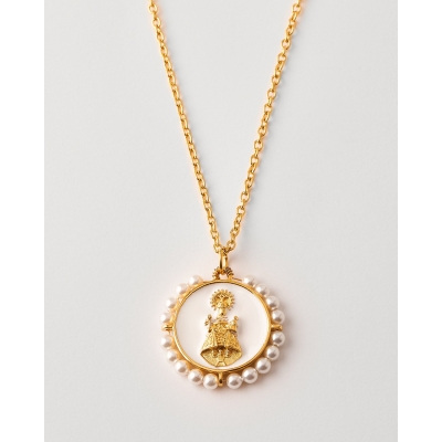 Collar Acero Medalla Virgen...