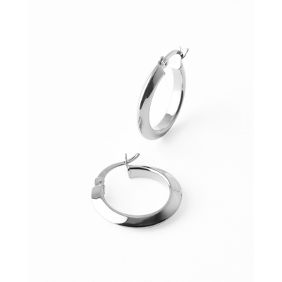 PENDIENTES ARO 20MM PLATA  RH 