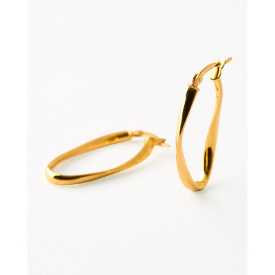 PENDIENTES ARO OVALADO...