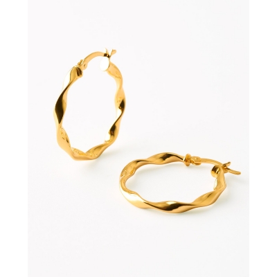 PENDIENTES ARO TRENZADO...