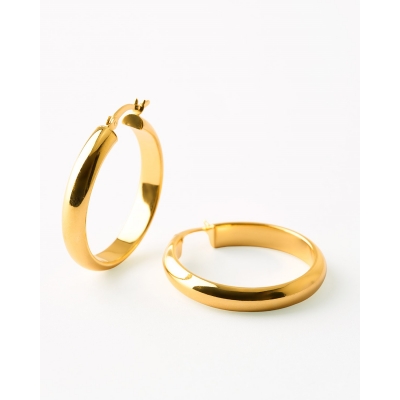 PENDIENTES ARO 30MM PLATA DO 