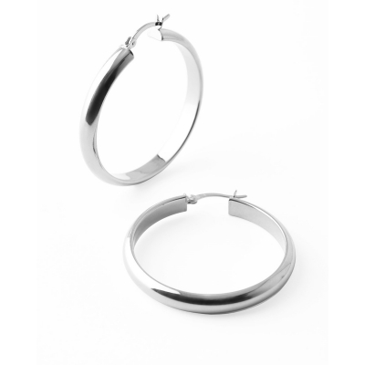 PENDIENTES ARO 38MM PLATA RH 