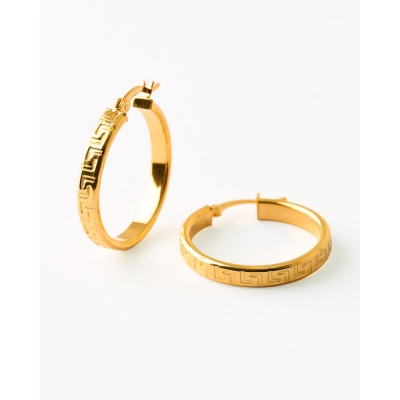 PENDIENTES ARO PLANO 25MM...