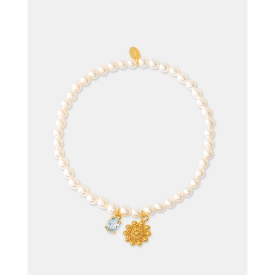 PULSERA PERLAS 4.5MM -...