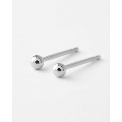 PENDIENTES MINI BOLA 2.5MM 