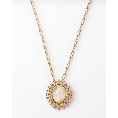 COLLAR MEDALLA VIRGEN MARIA...