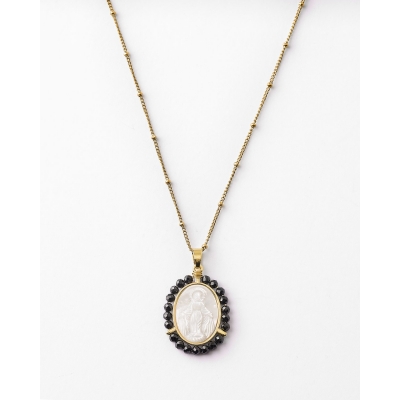 COLLAR MEDALLA NACAR VIRGEN...