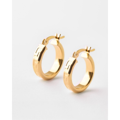 PENDIENTES GRECA 4MM GROSOR...