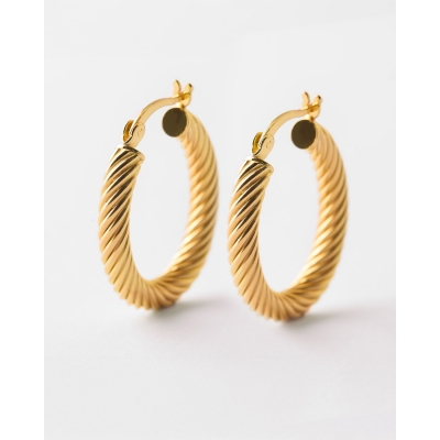 PENDIENTE ARO OVALADO...