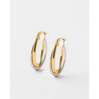 PENDIENTES DOBLE ARO...