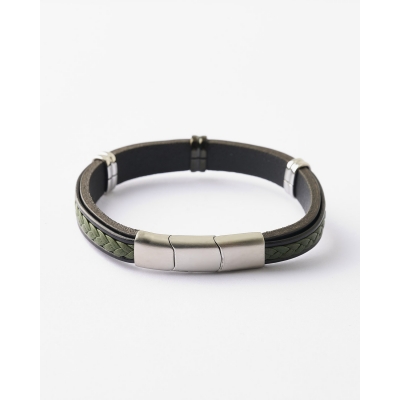 PULSERA CABALLERO CUERO 