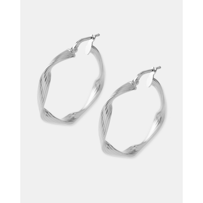 Pendientes Aro Rayado 25mm...