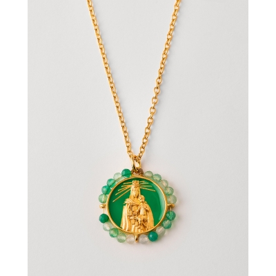 Collar Acero Medalla Virgen...