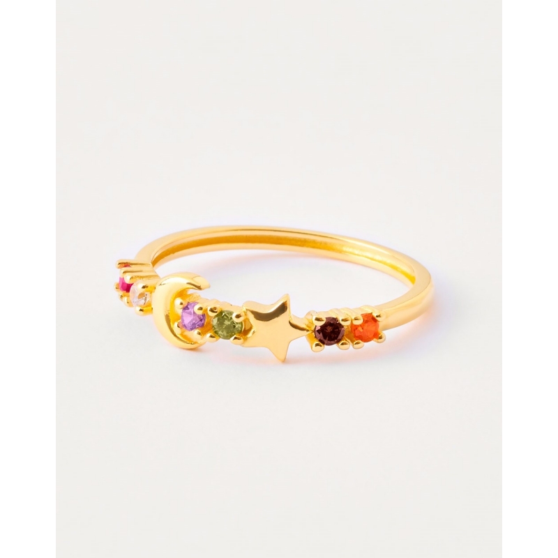 ANILLO PLATA CIRCONITAS LUNA Y...