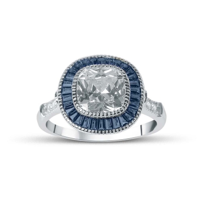 Anillo Round Square Circonite