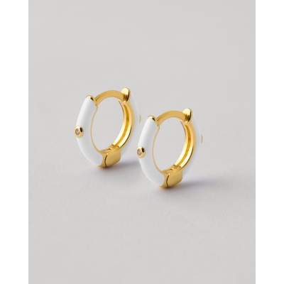 PENDIENTES PLATA Y ESMALTE...