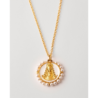 Collar Acero Medalla Virgen...