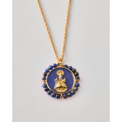 Collar Acero Medalla Virgen...
