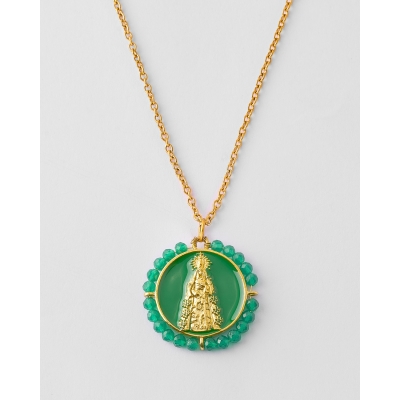 COLLAR ACERO MEDALLA VIRGEN...