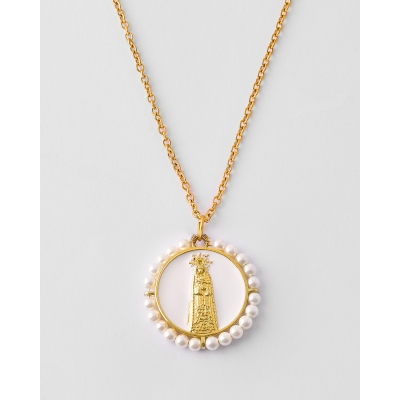 COLLAR ACERO MEDALLA VIRGEN...