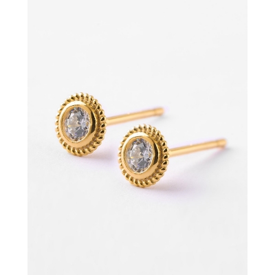 PENDIENTES MINI BOTON 5MM...