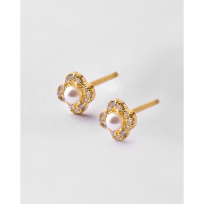 PENDIENTES MINI FLOR 5MM...