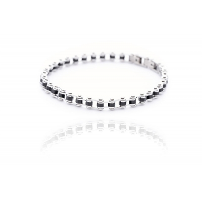 Pulsera Caballero Acero Cadena