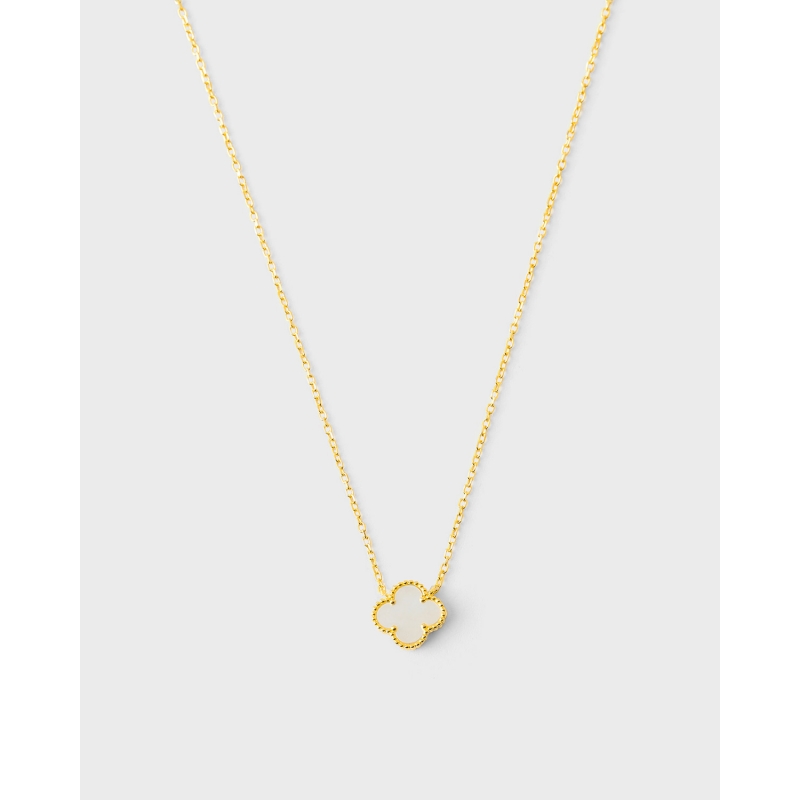 COLLAR QUADRIFOGLIO 12MM 44+4CM LARGO