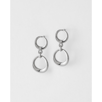 PENDIENTES CIRCULOS 23MM LARGO
