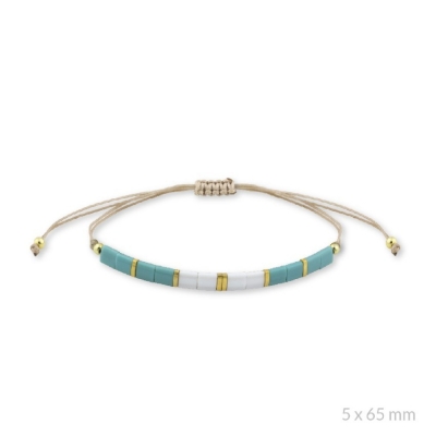 PULSERA BOHO DOBLE HILO...