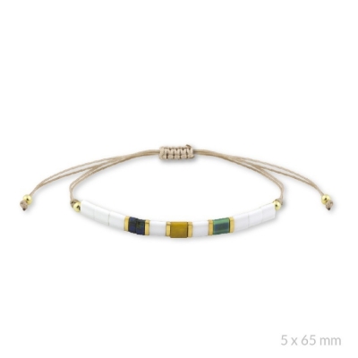 PULSERA BOHO DOBLE HILO...