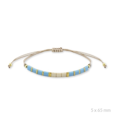 PULSERA BOHO DOBLE HILO...