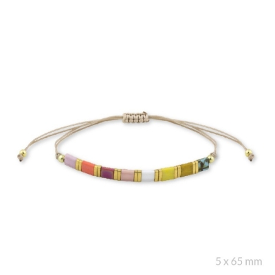 PULSERA BOHO DOBLE HILO...