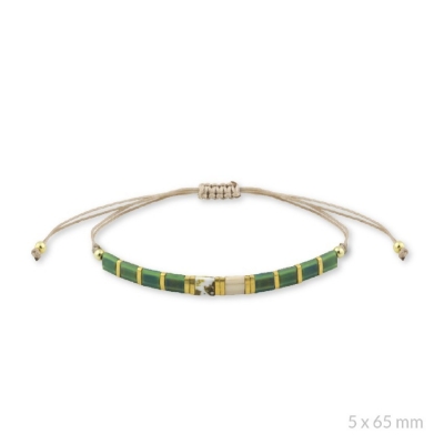 PULSERA BOHO DOBLE HILO...