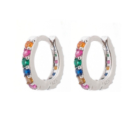 Pendientes Circonita Aro...