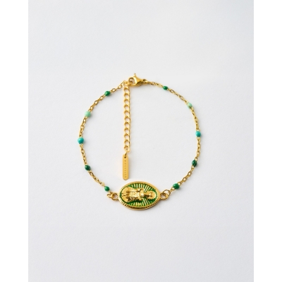 PULSERA MEDALLA VIRGEN DE...