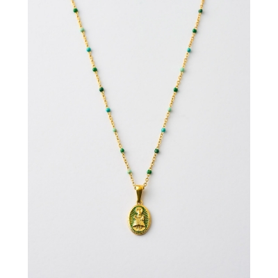 COLLAR MEDALLA VIRGEN DE...