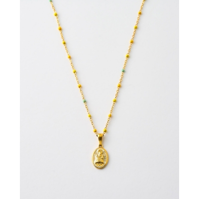 COLLAR MEDALLA VIRGEN DE...