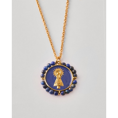 Collar Acero Medalla Virgen...