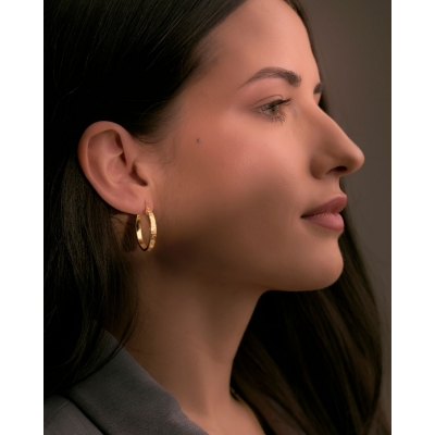 PENDIENTES ARO PLANO 20MM... 2