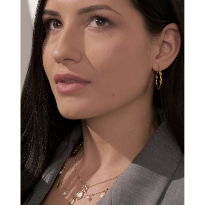 PENDIENTES ARO TRENZADO 26MM PLATA DO 