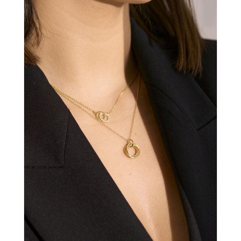 COLLAR CIRCULOS AMISTAD CIRCONITAS...