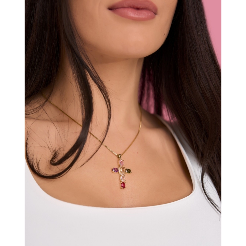 COLLAR CRUZ 38X23MM - CIRCONITAS...