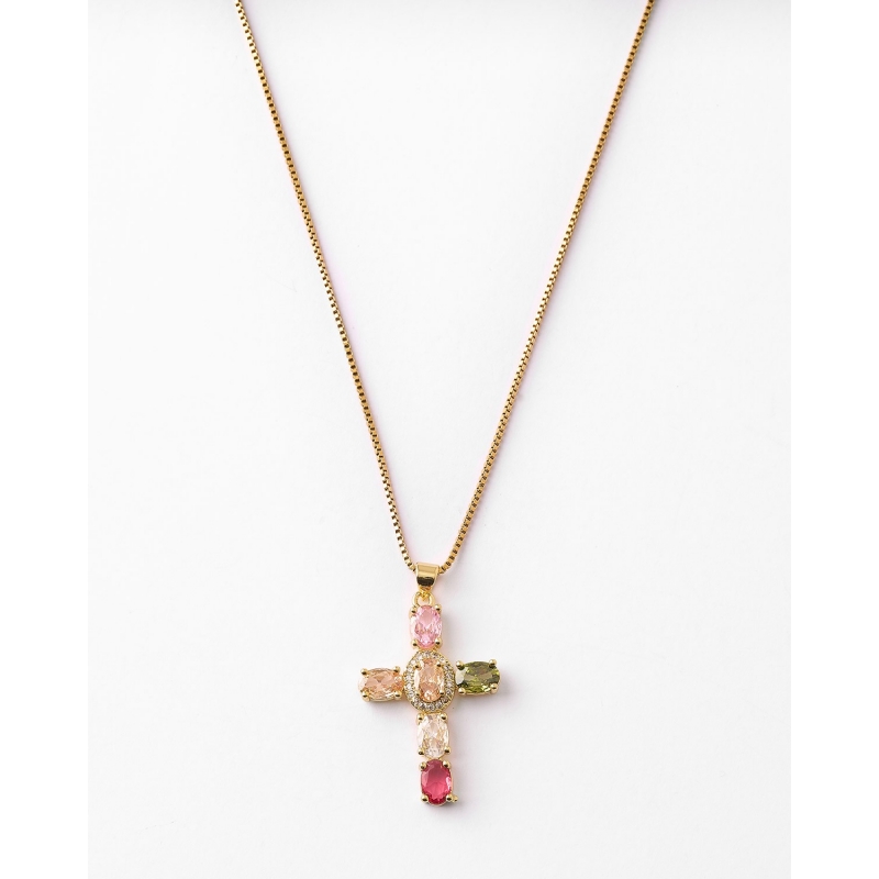 COLLAR CRUZ 38X23MM - CIRCONITAS...