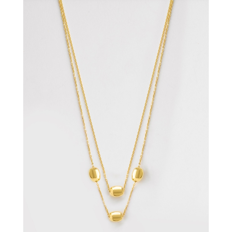 COLLAR DOBLE 4 CAPSULAS 9X7MM- LARGO...