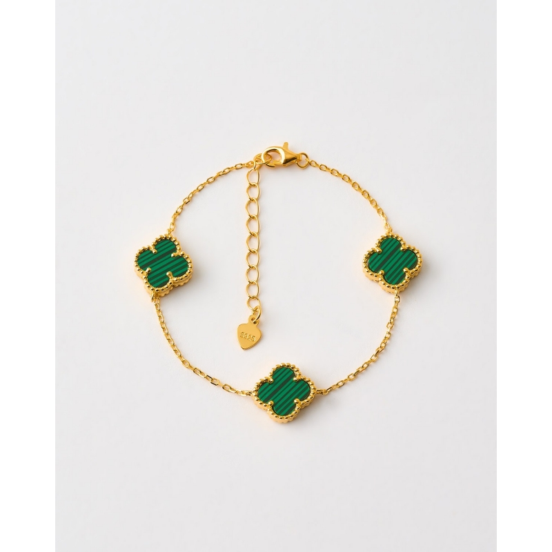 PULSERA 3 QUADRIFOGLIO 10MM - 18CM+3...