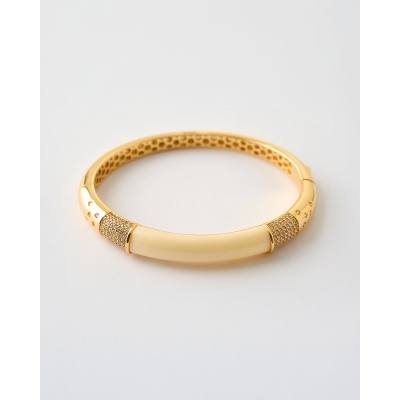 BRAZALETE ESMALTE BLANCO Y...